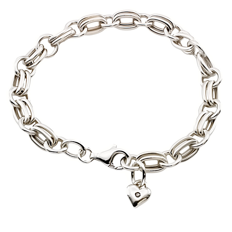 Silver Diamond Bracelet